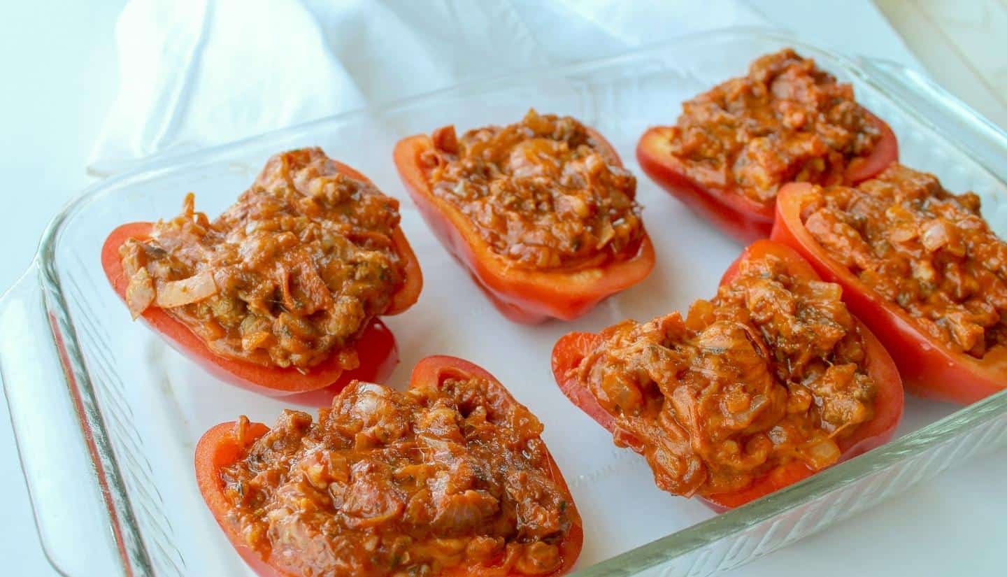 stuffed peppers without rice recipe