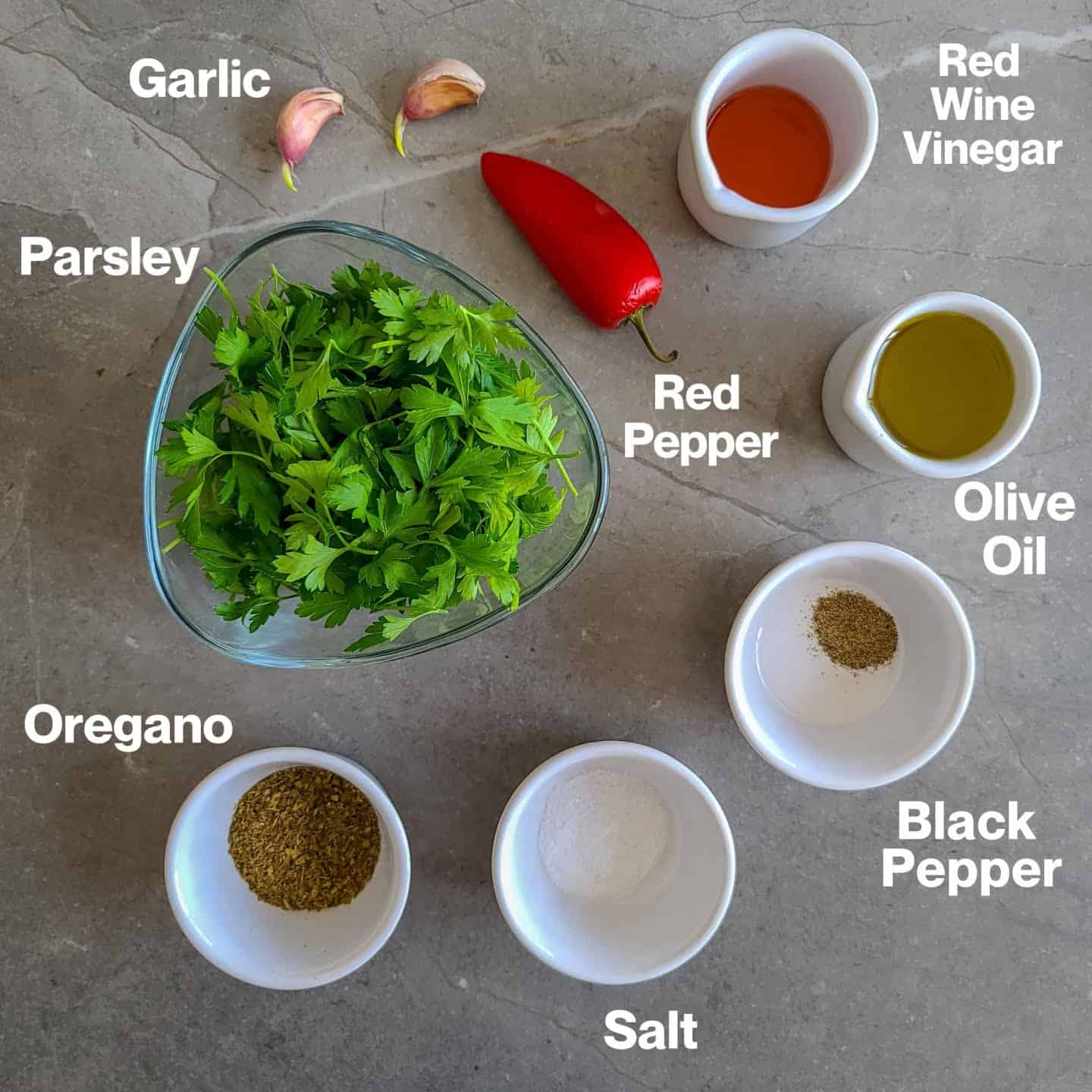 chimichurri ingredients