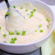 Mashed potatoes with cream cheese