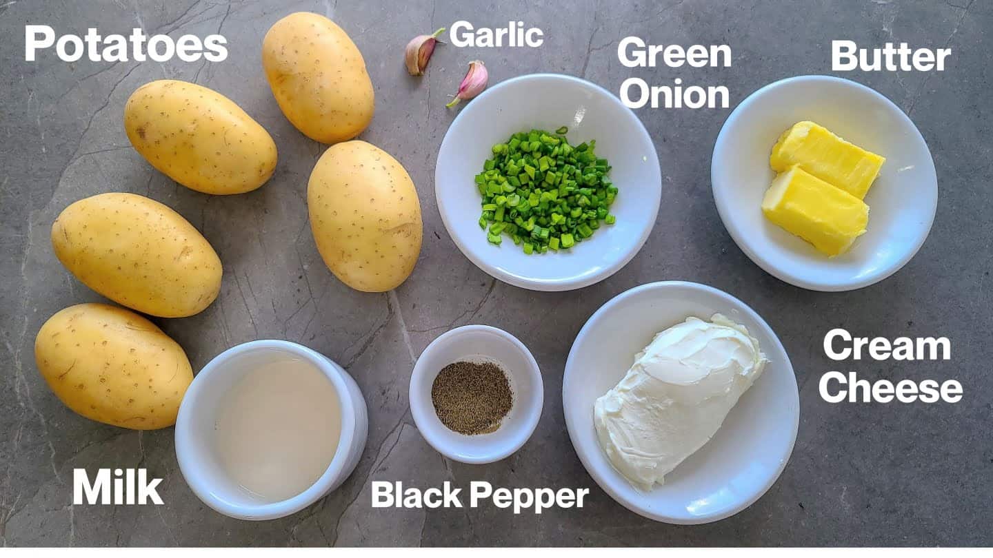 mashed potatoes ingredients