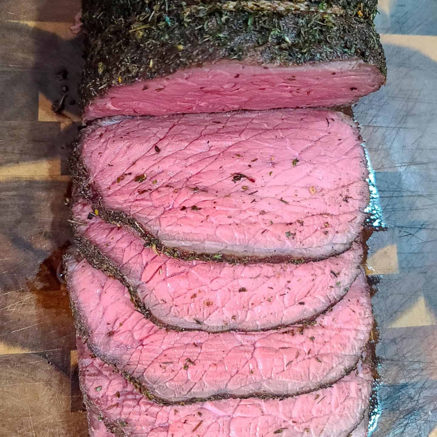 Juicy, Tender, Med-Rare Bottom Round Roast