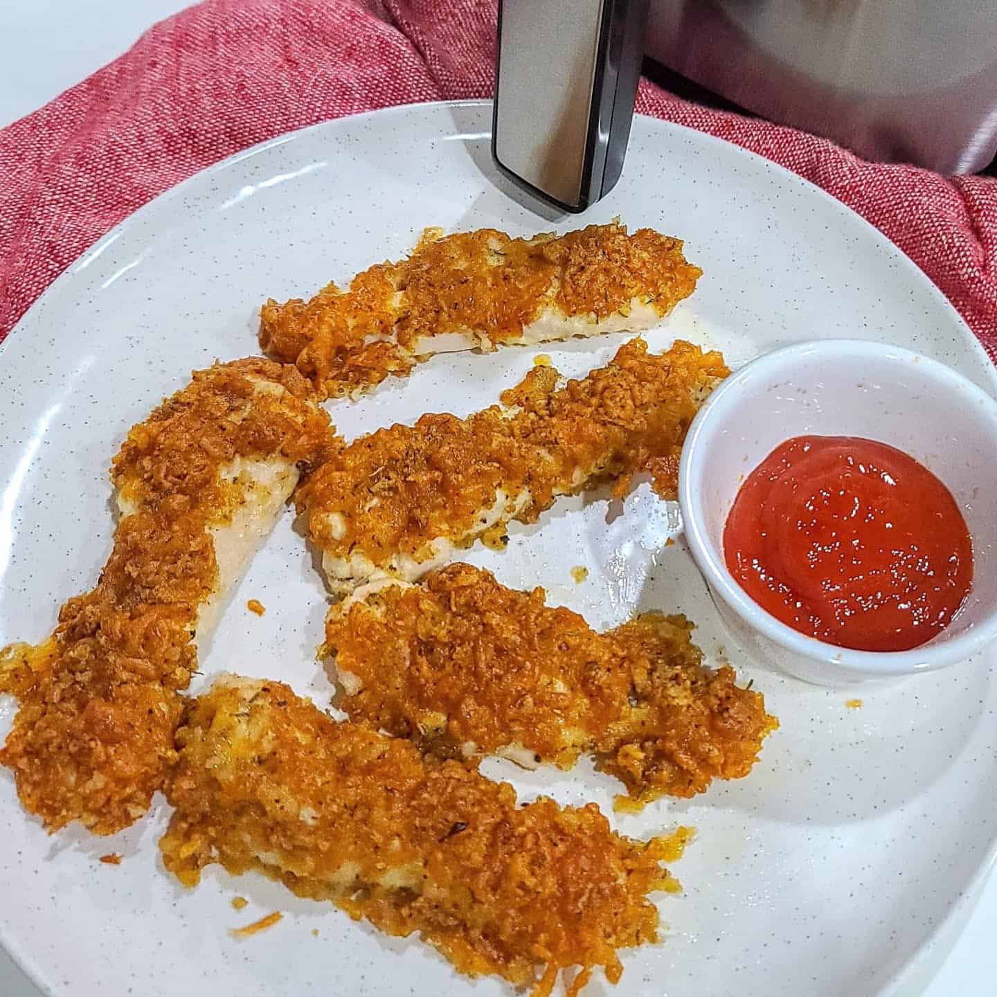 air fryer Chicken Tenders with Pork Rinds