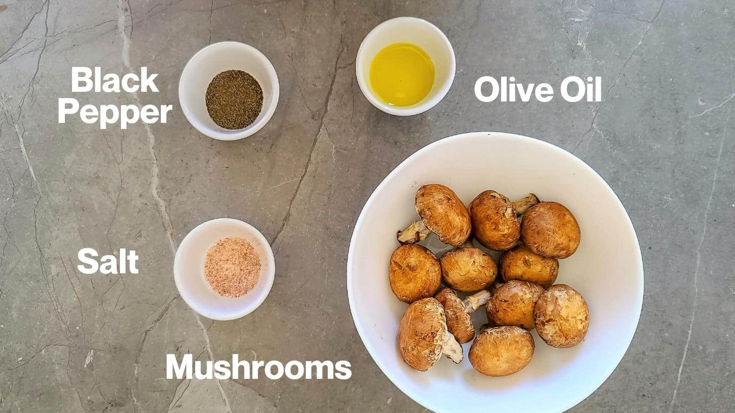 airfryer mushrooms ingredients1