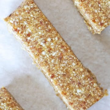 Featured no bake coconut bars with date
