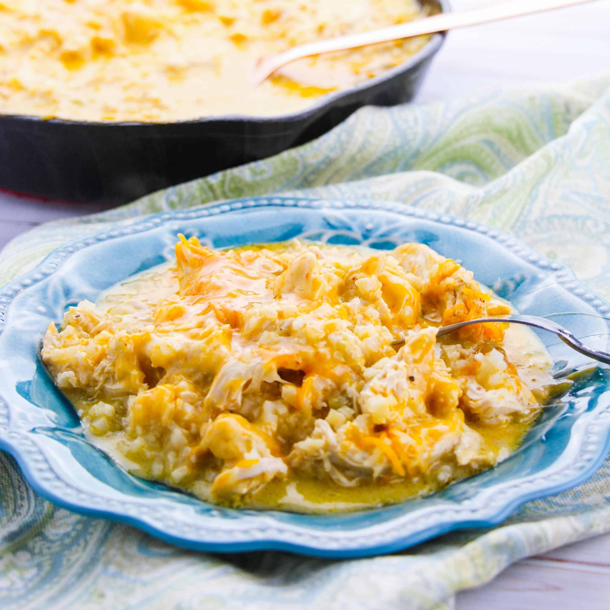 Sour Cream Chicken Enchiladas