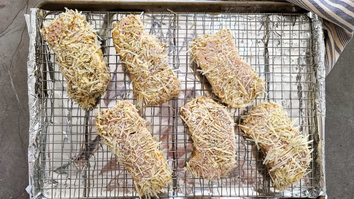 step 4 parmesan crusted pork chops