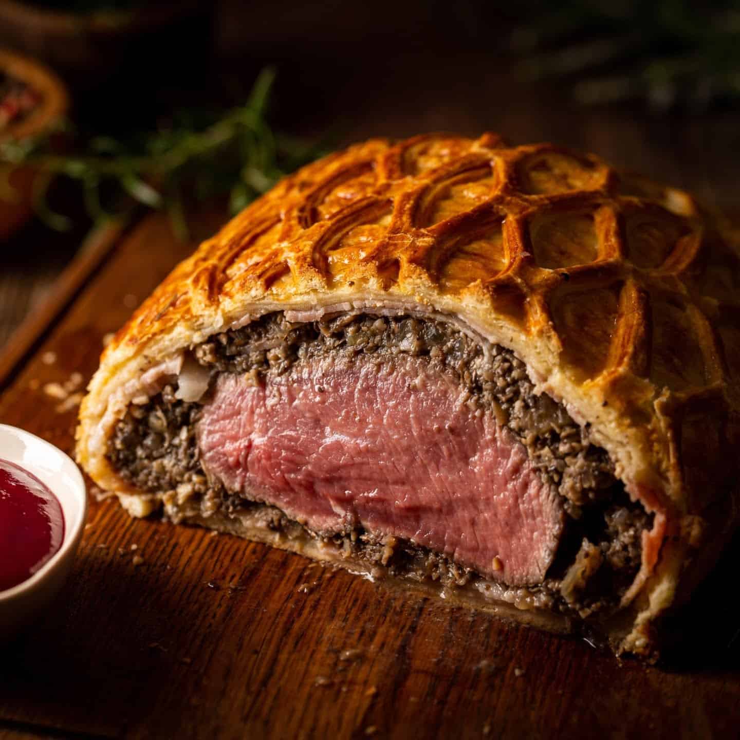 Tenderloin used in this stunning Beef Wellington