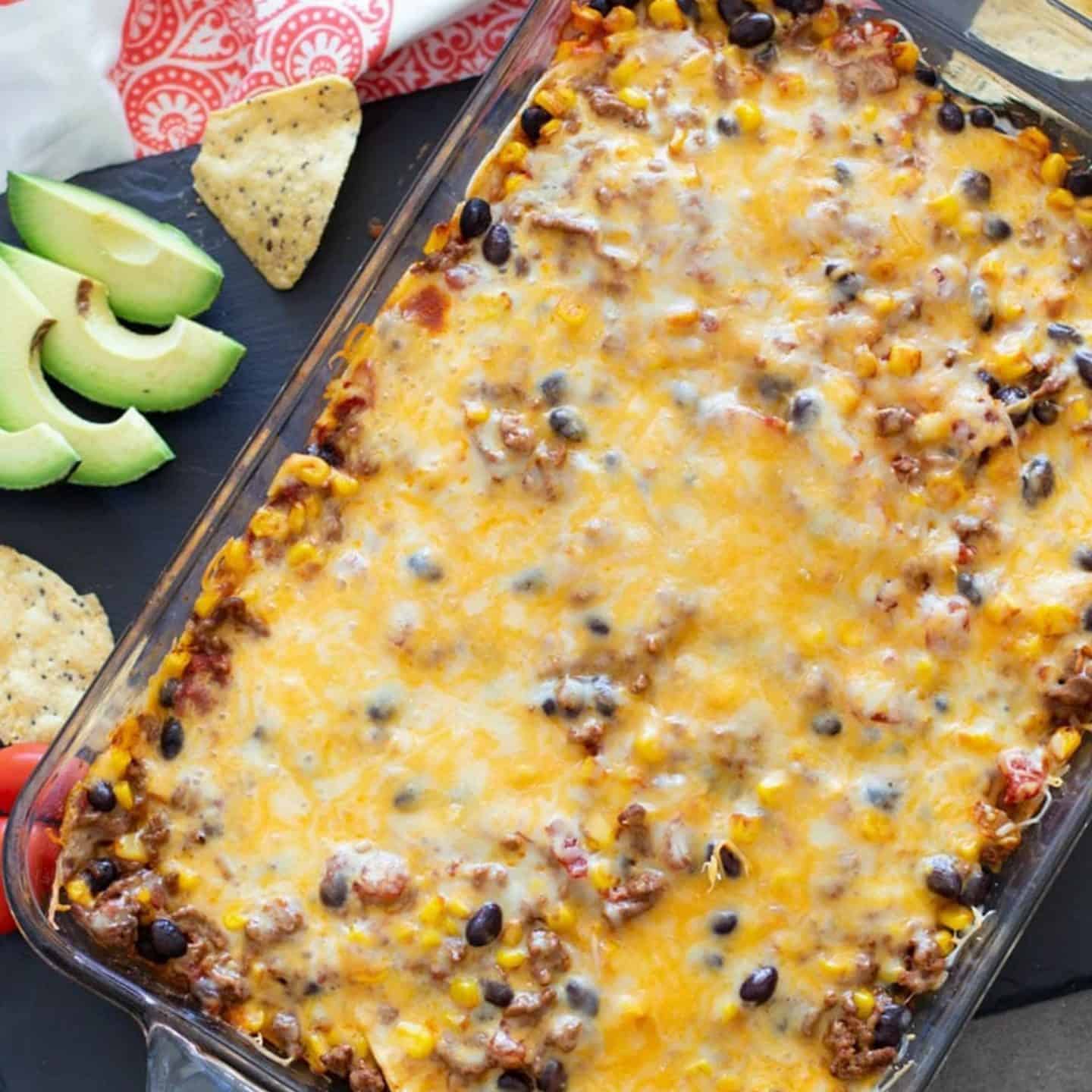 beef enchilada casserole