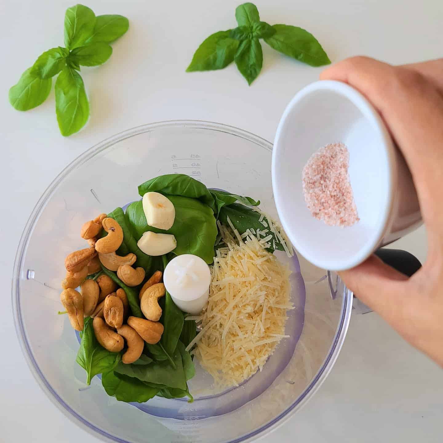 Fresh Basil Pesto with Cashews