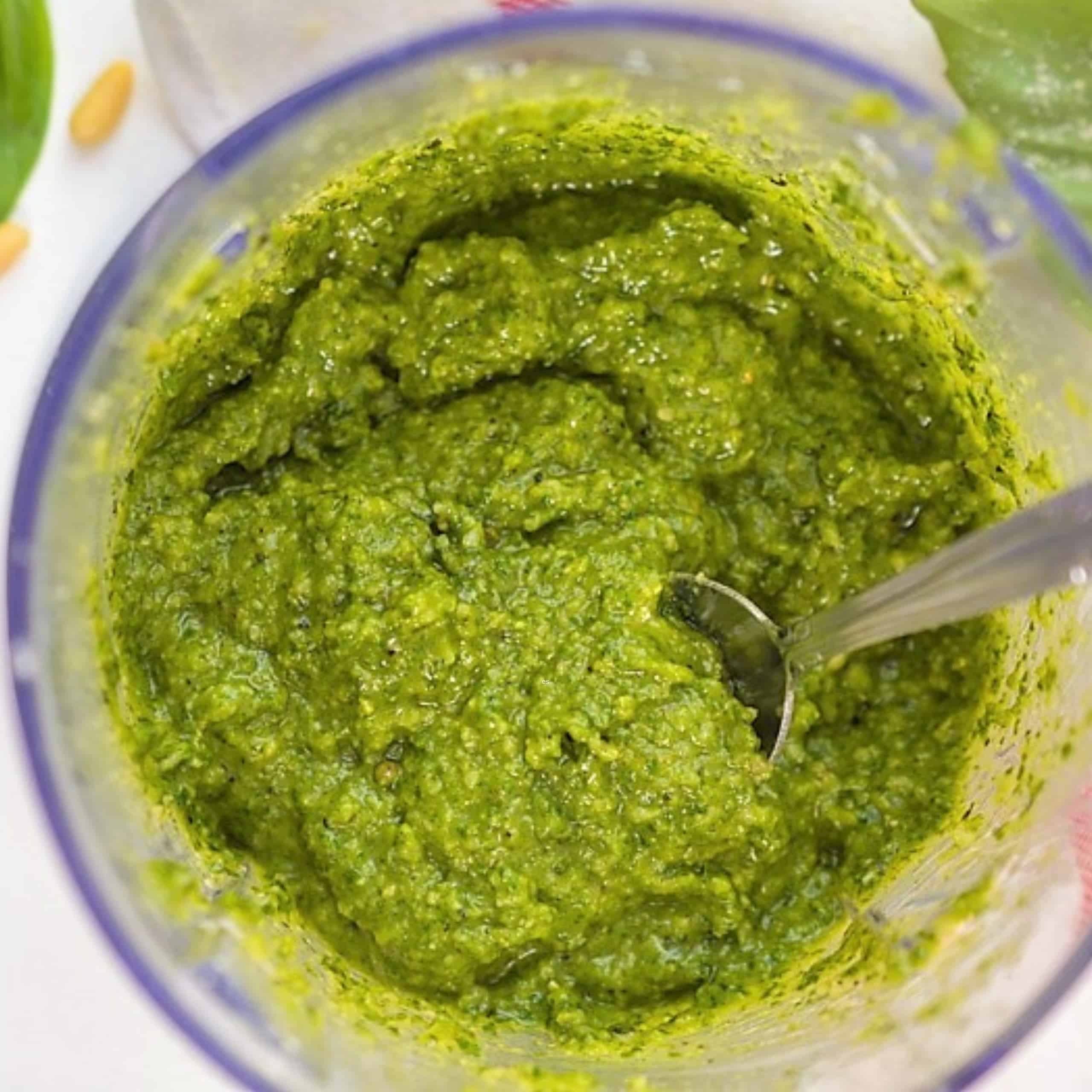 Basil Pesto Recipe with Pine Nuts 730 Sage Street