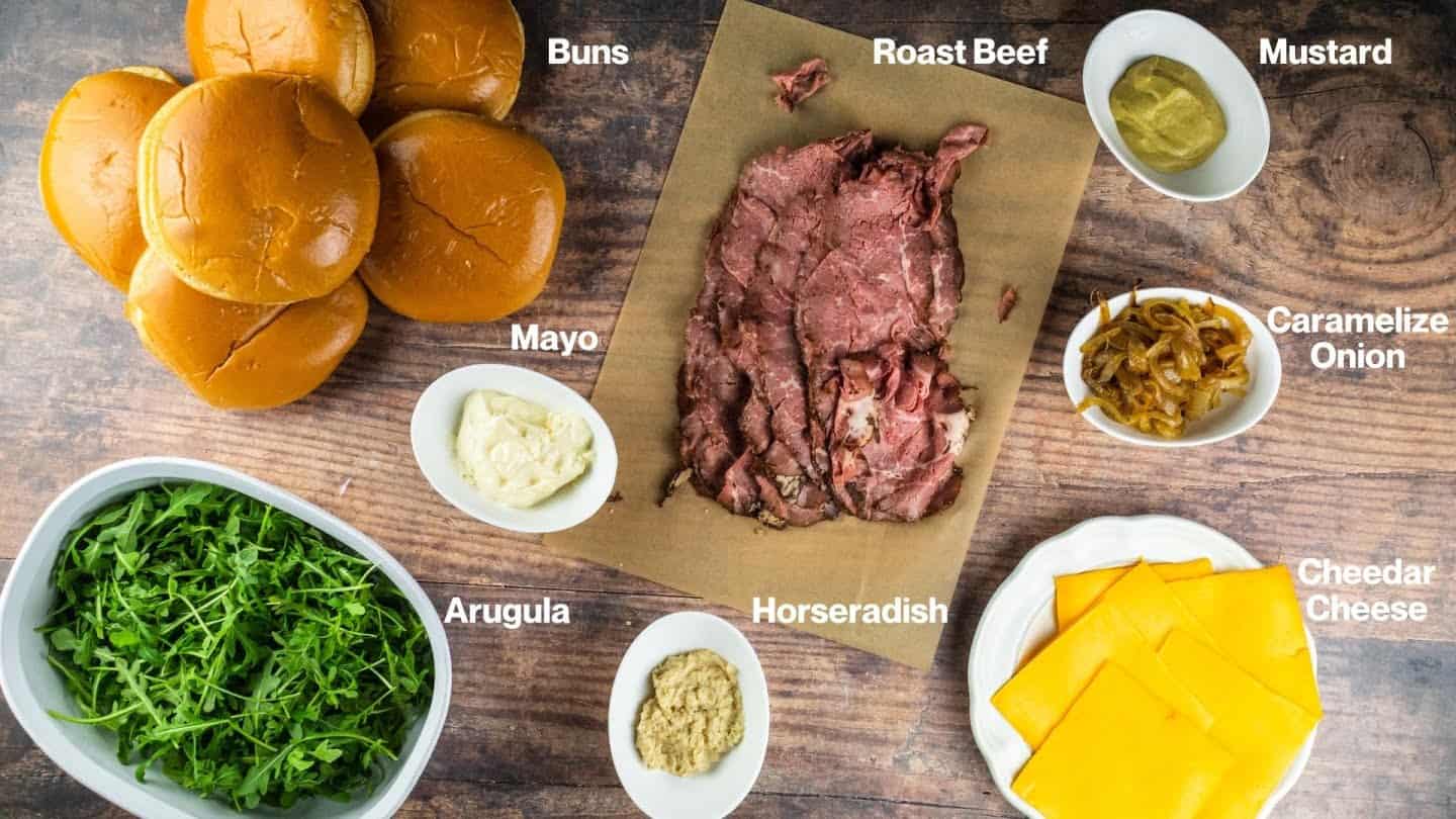 roast beef sandwich ingredients
