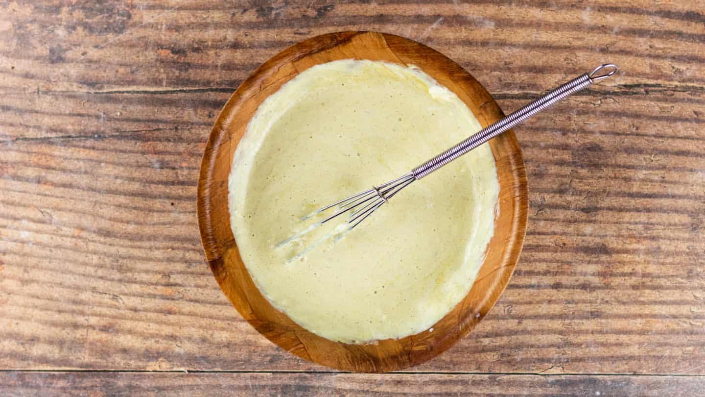 horseradish cream sauce by combining horseradish, mayo, and dijon mustard