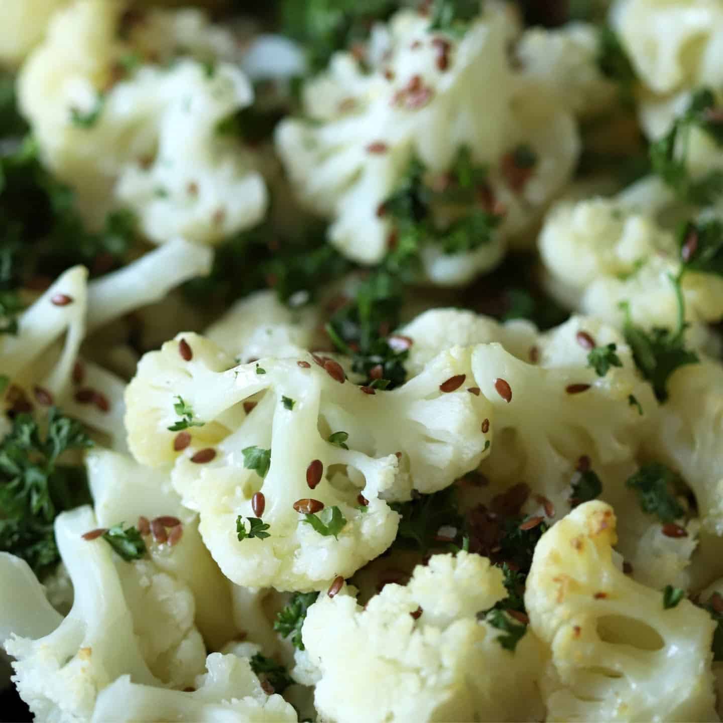 steamed cauliflower seasoned perfectly