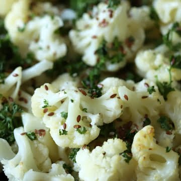 seasoning ideas for steamed cauliflower