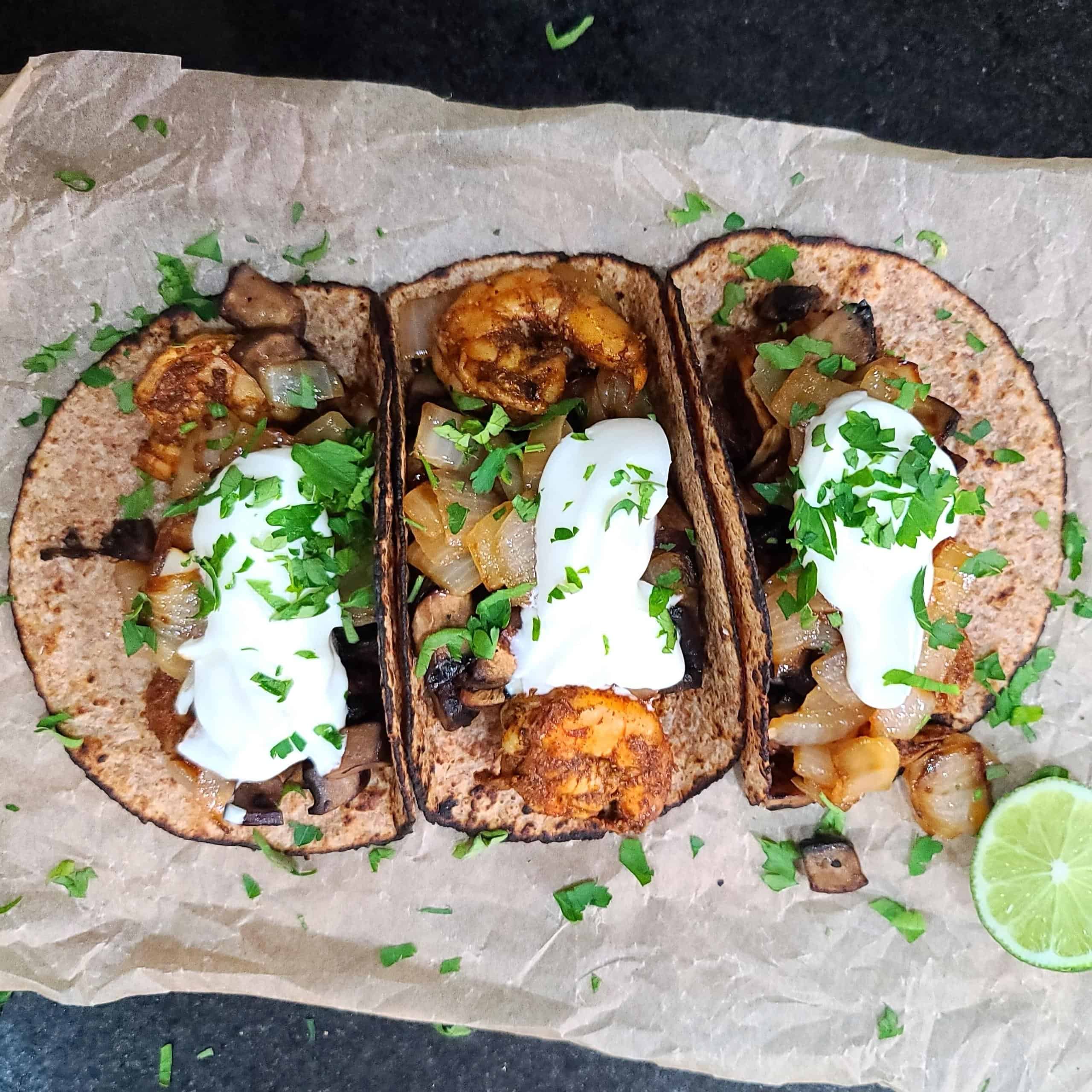 Spicy Shrimp Tacos