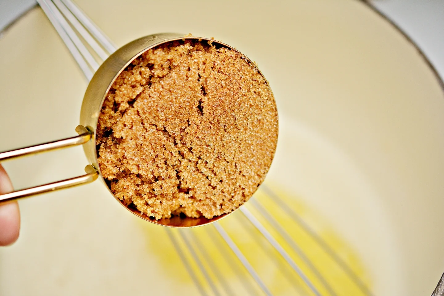 Mix in the brown sugar  until completely dissolved.