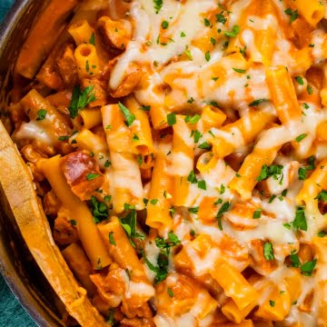 Cheesy Cajun Sausage Pasta