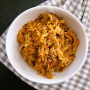 pulled pork in a bowl