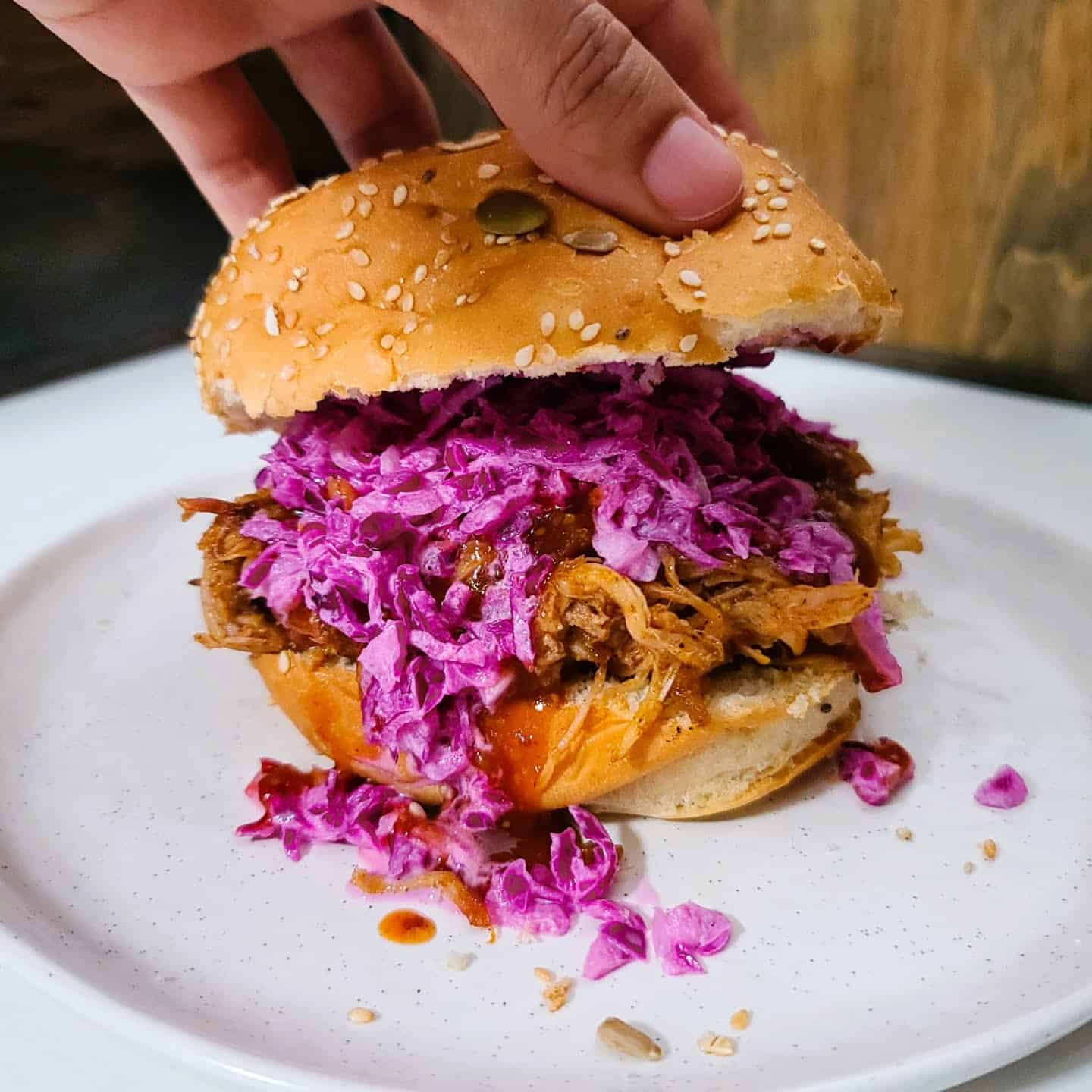 pulled pork sandwich