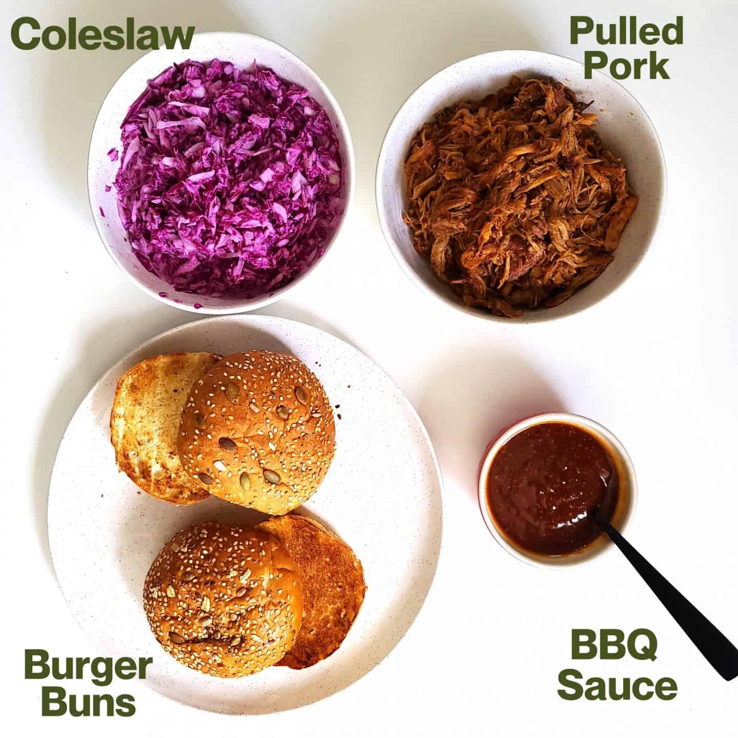 pulled pork sandwich ingredients