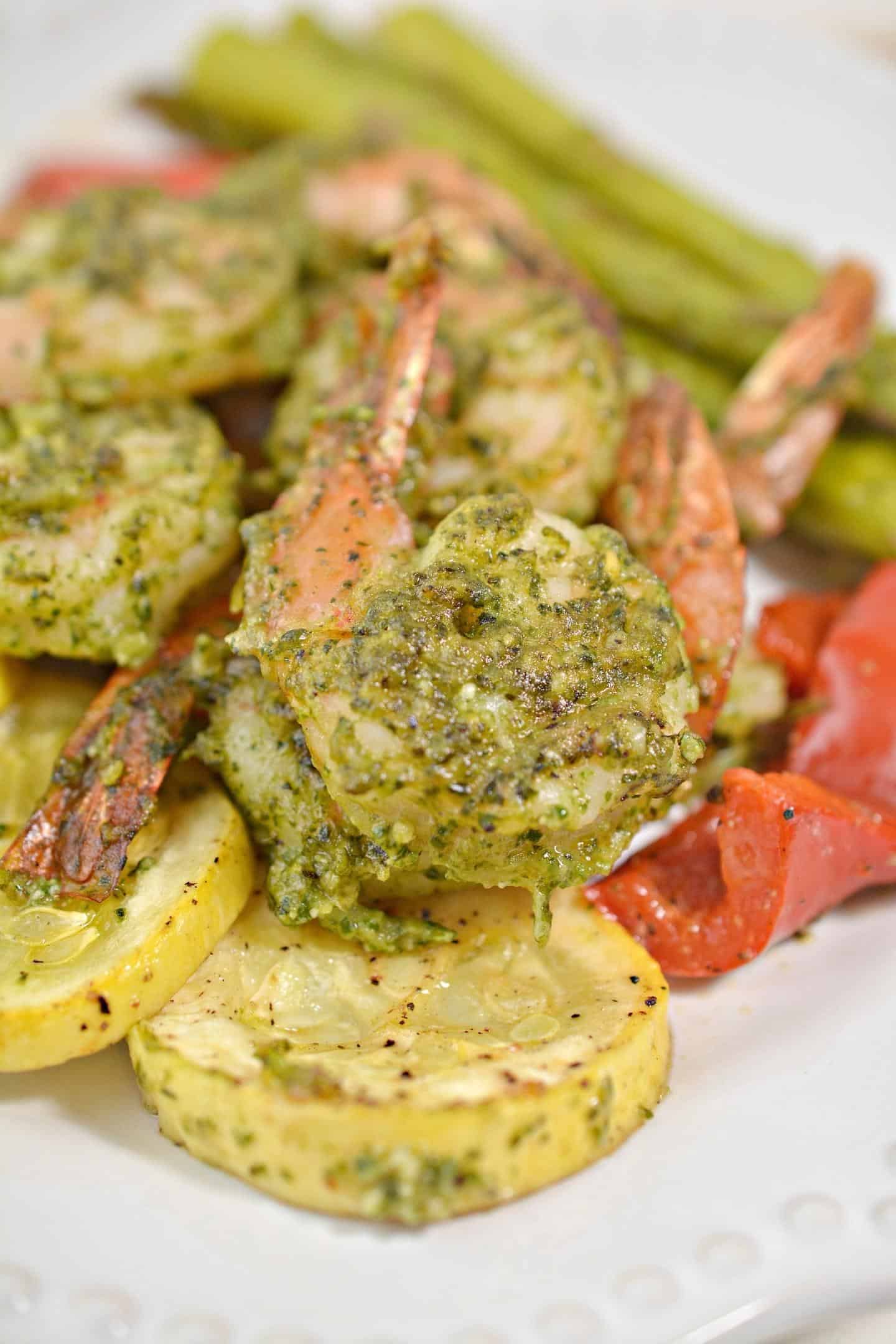 Baked Shrimp in a Platter