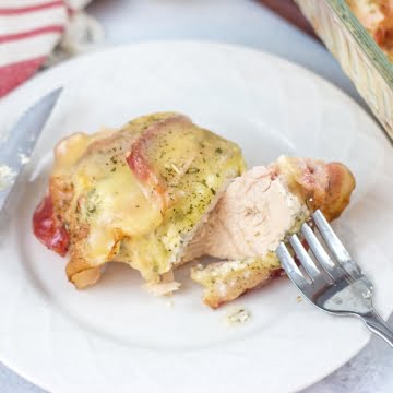 Chicken Bacon Ranch Casserole - Featured