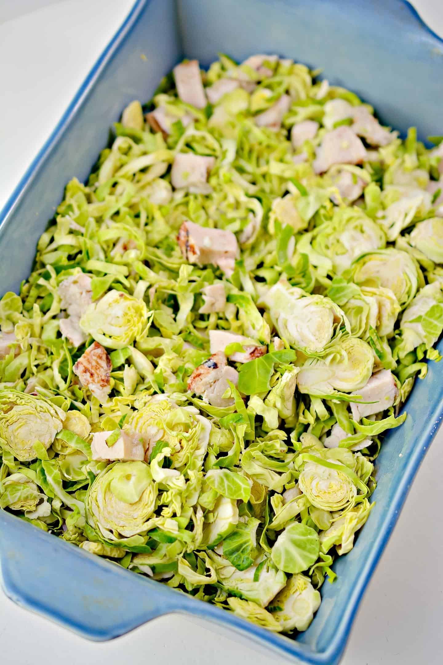 Chicken and Sprouts in Dish