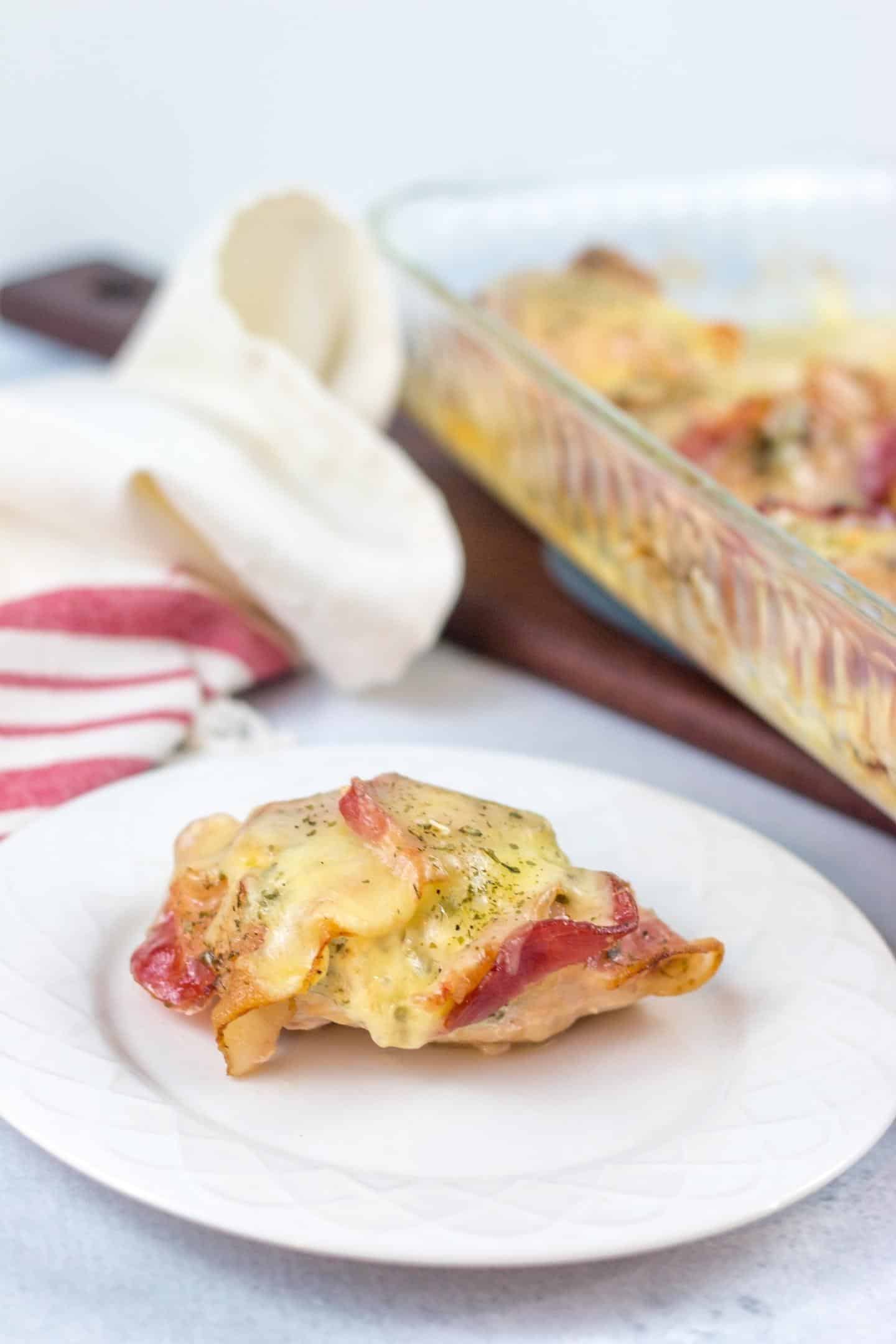 Delicious Chicken Bacon Ranch Casserole