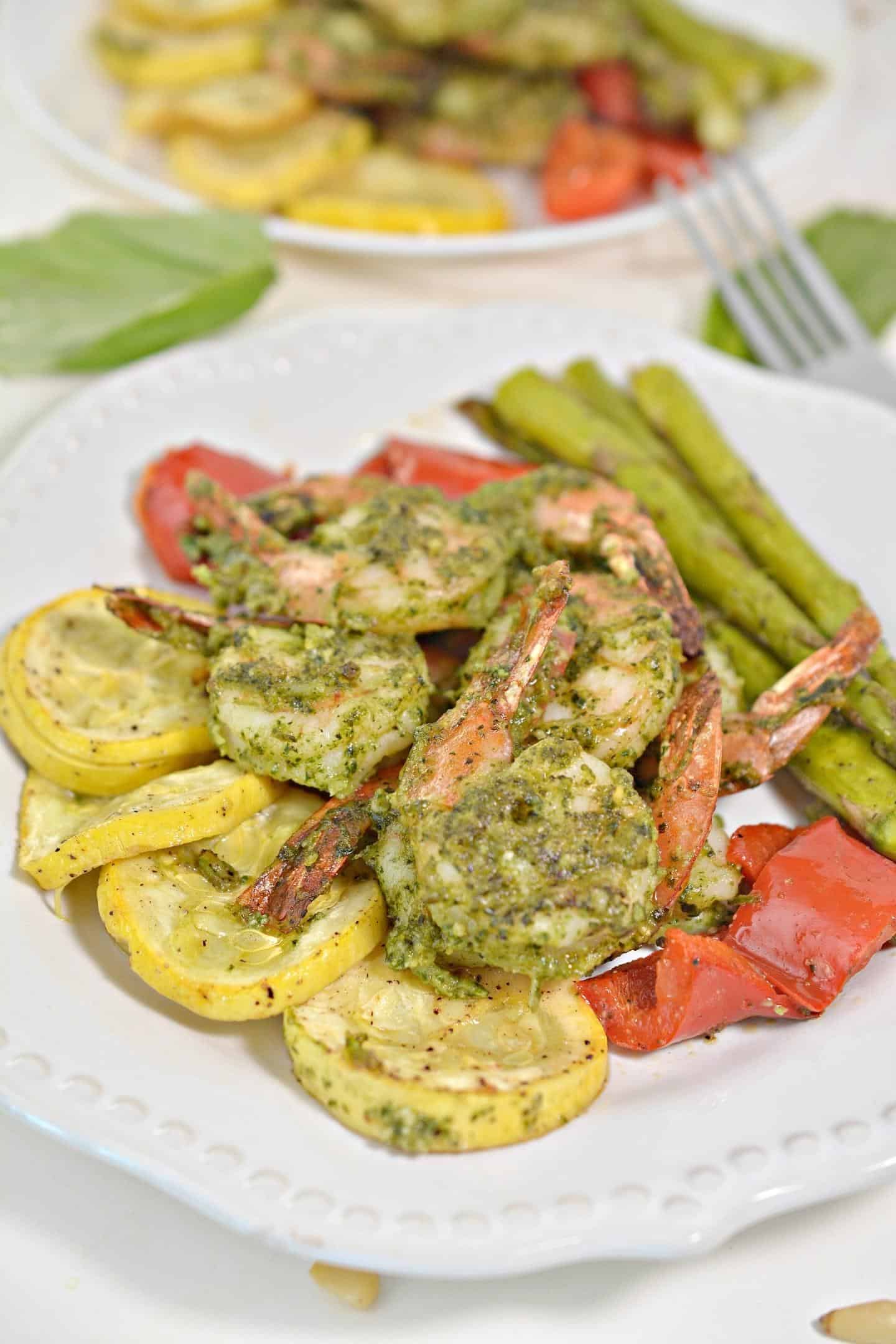 Garnished Sheet Pan Shrimp