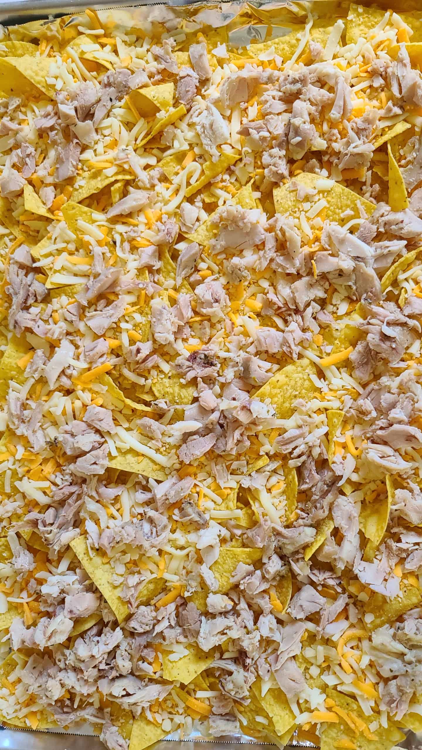 Layer of Tortillas with Chicken, Cheese