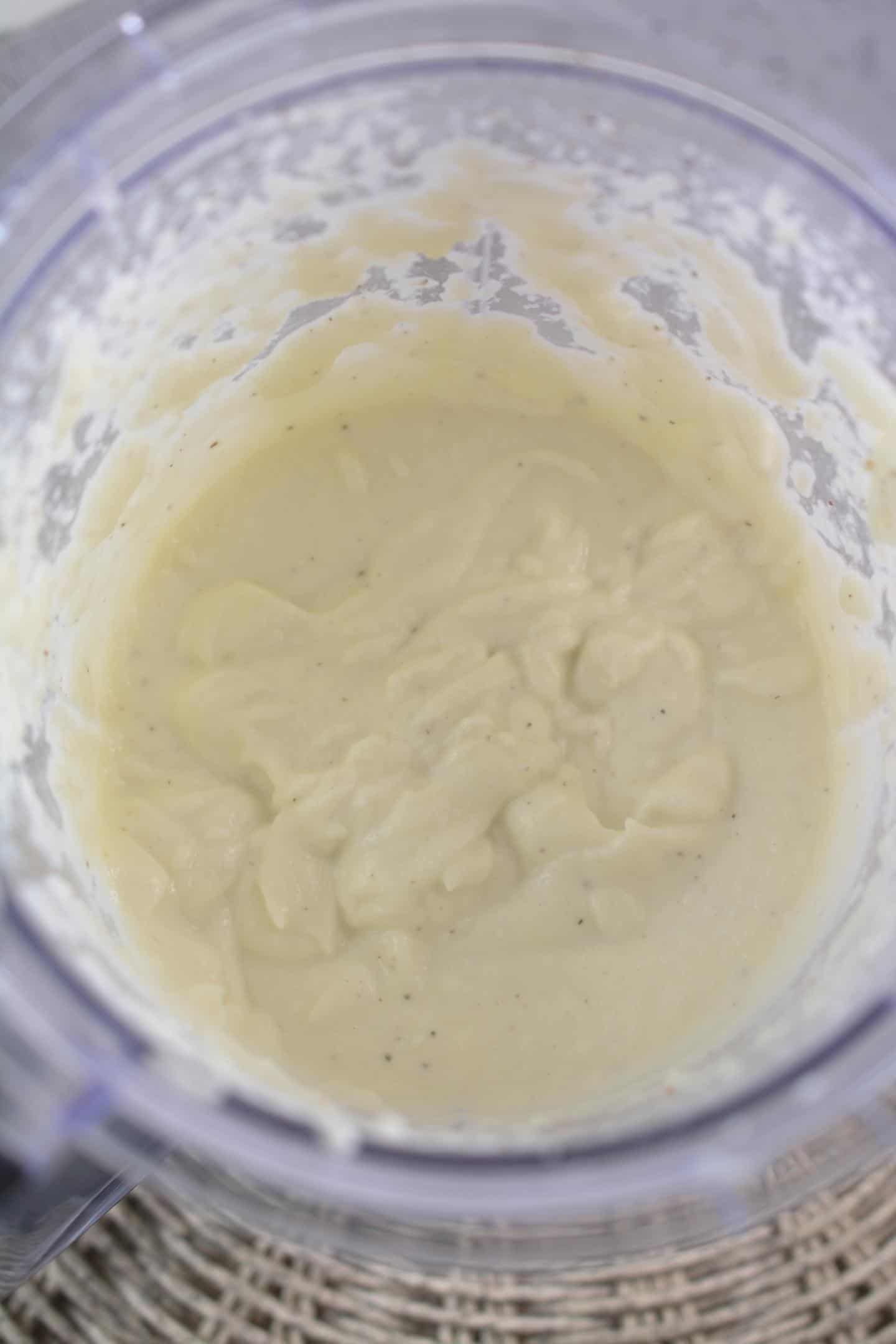 Mashed Cauliflower, Salt, Pepper, Butter and Cream Cheese