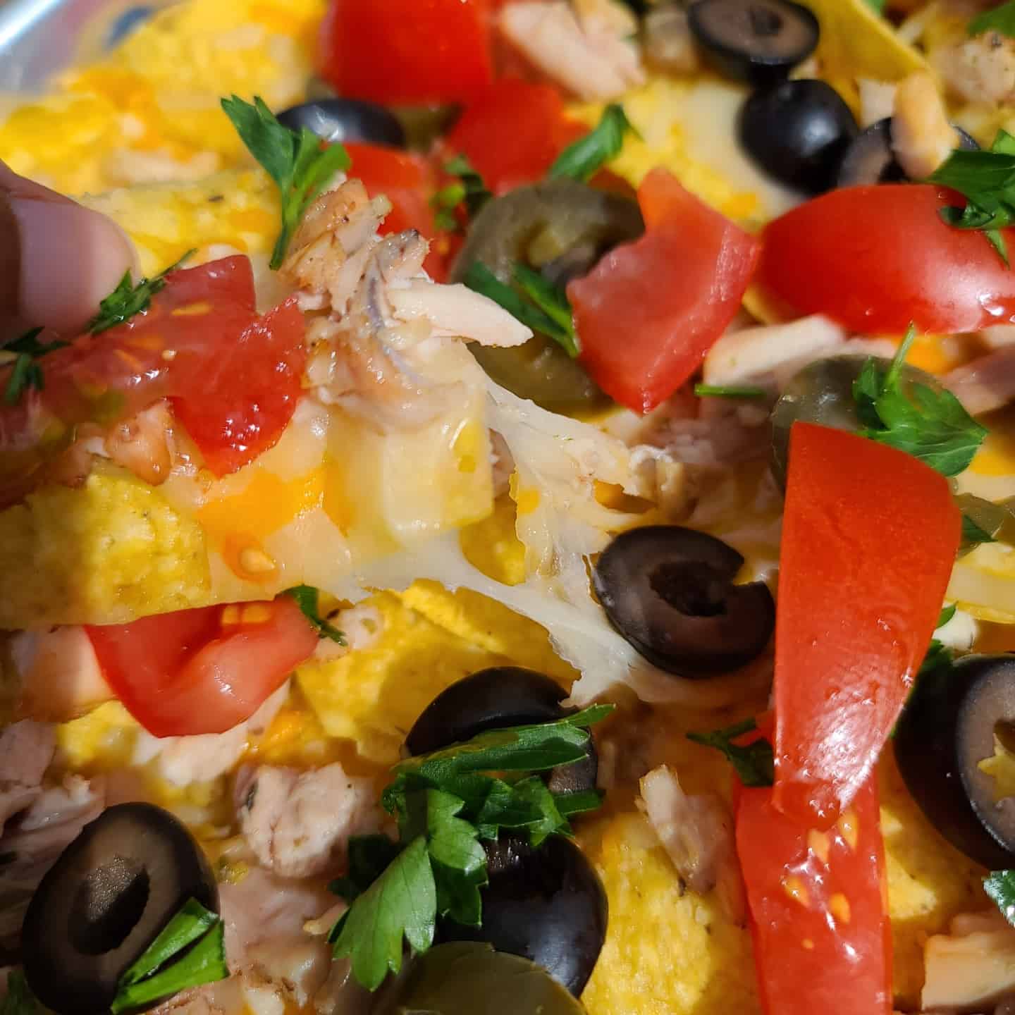 Smoked Nachos Up-close