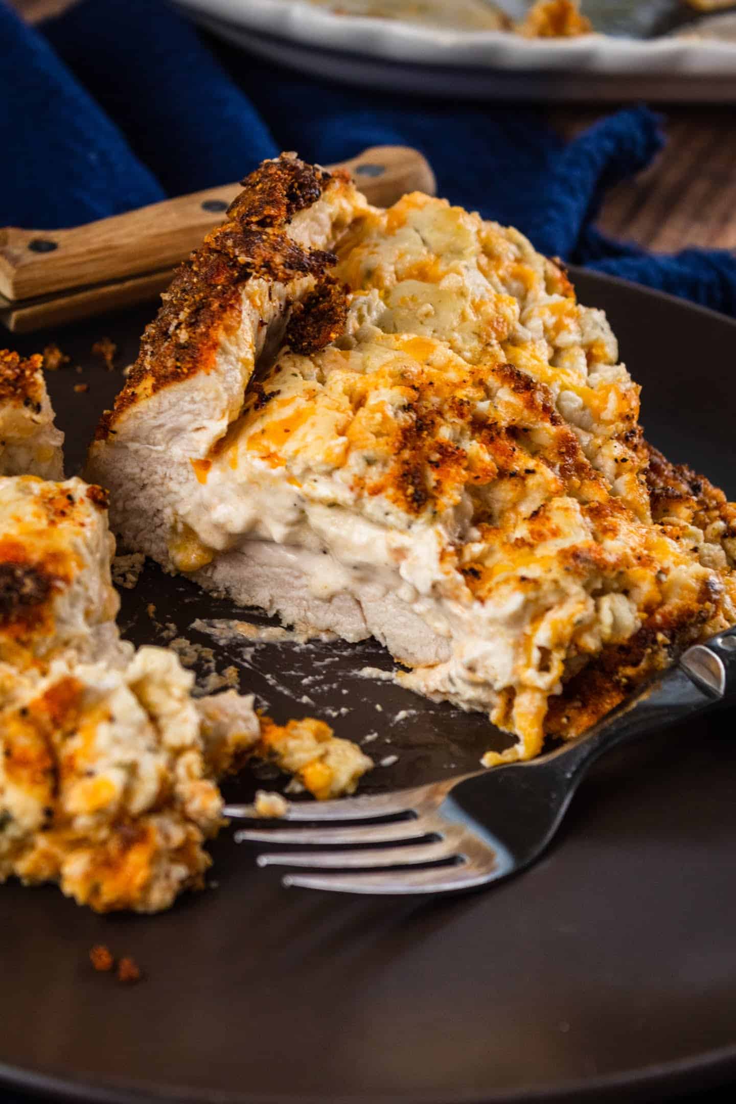 stuffed chicken breast cut 