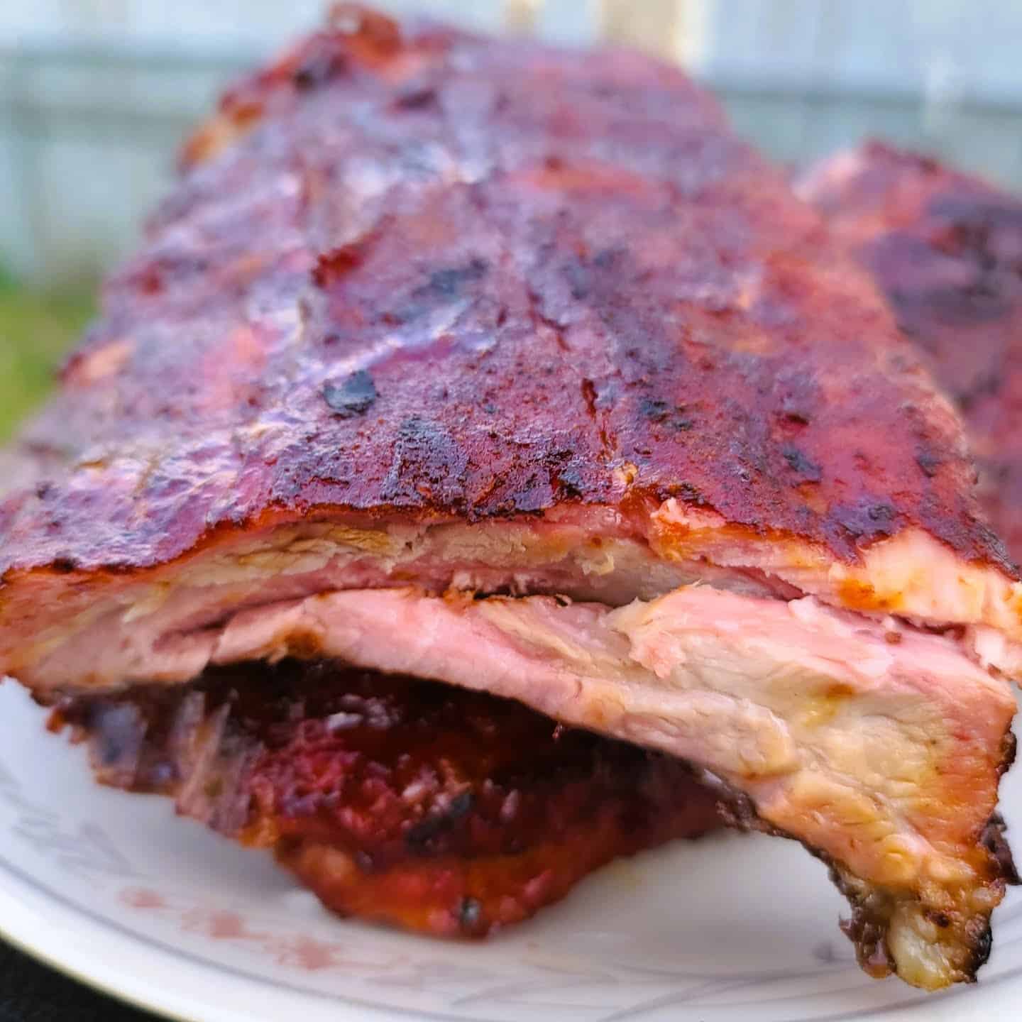  smoked pork ribs