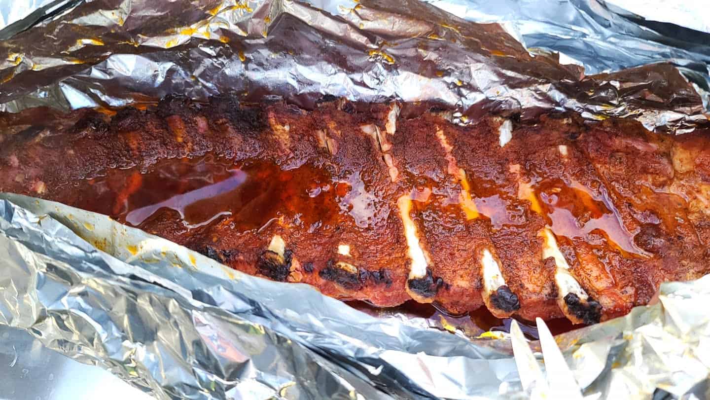  smoked pork ribs