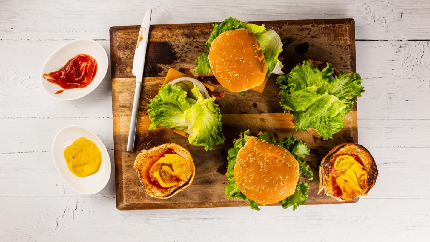 Assembled Travis Scott Burger