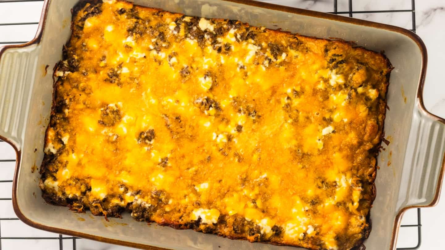 Baked Cheeseburger Casserole