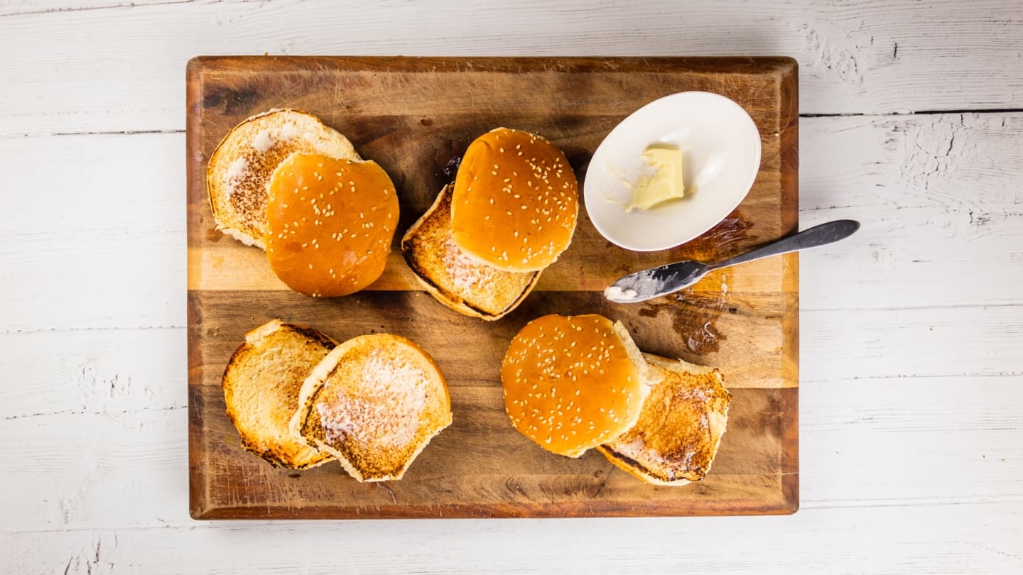 Toasted Burger Buns