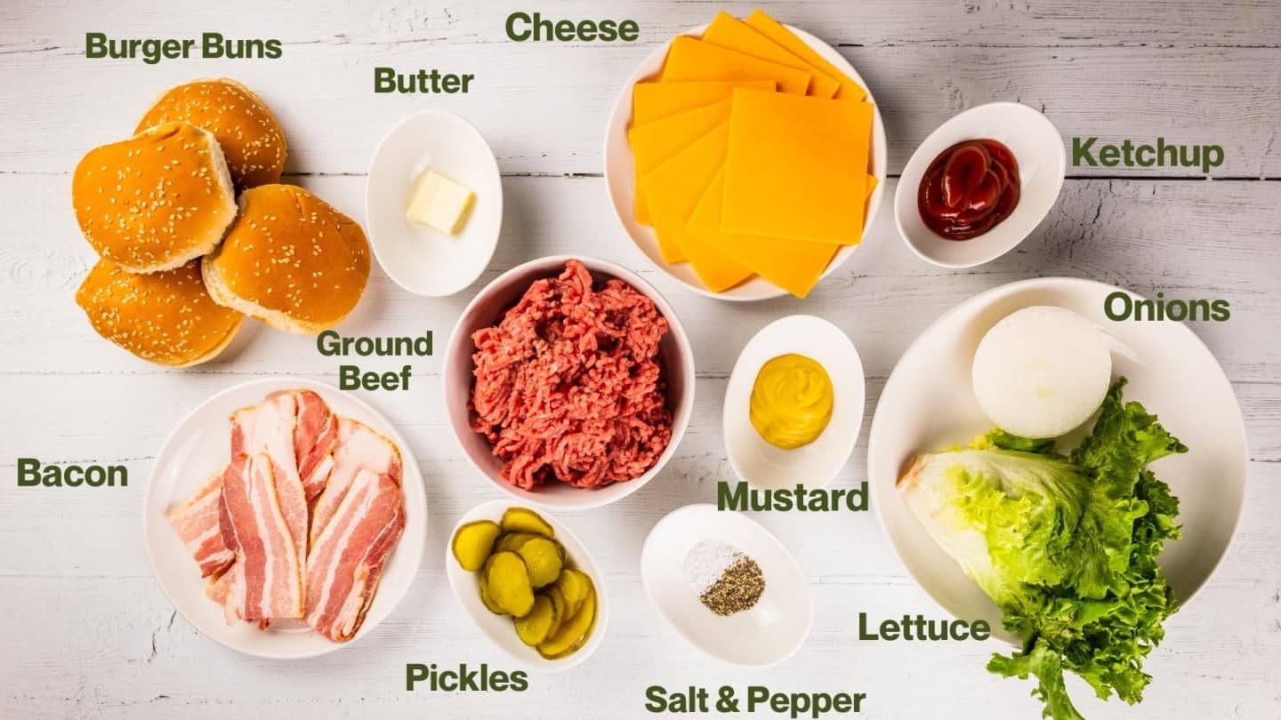 Travis Burger - Ingredients