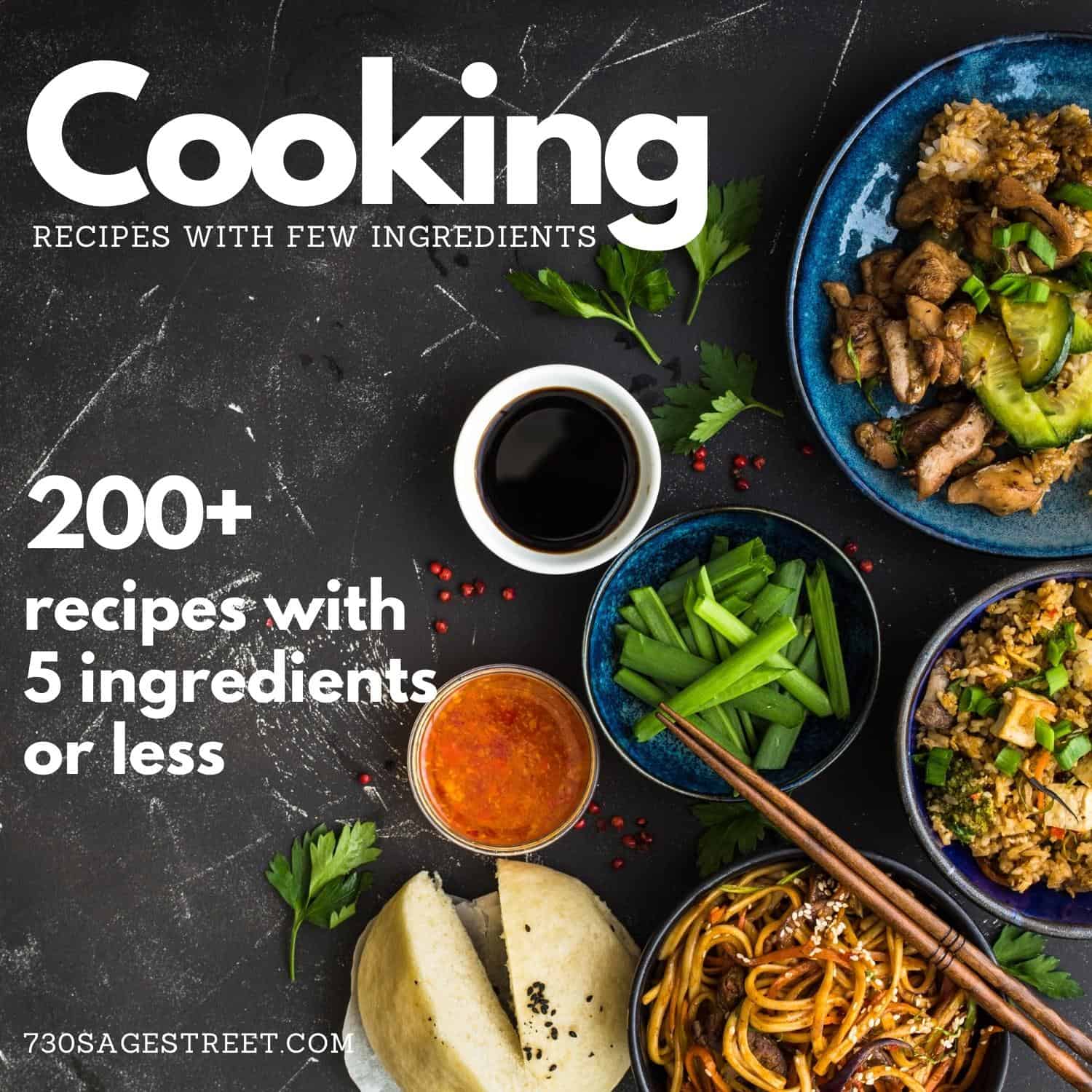 Cooking recipes with few ingredients