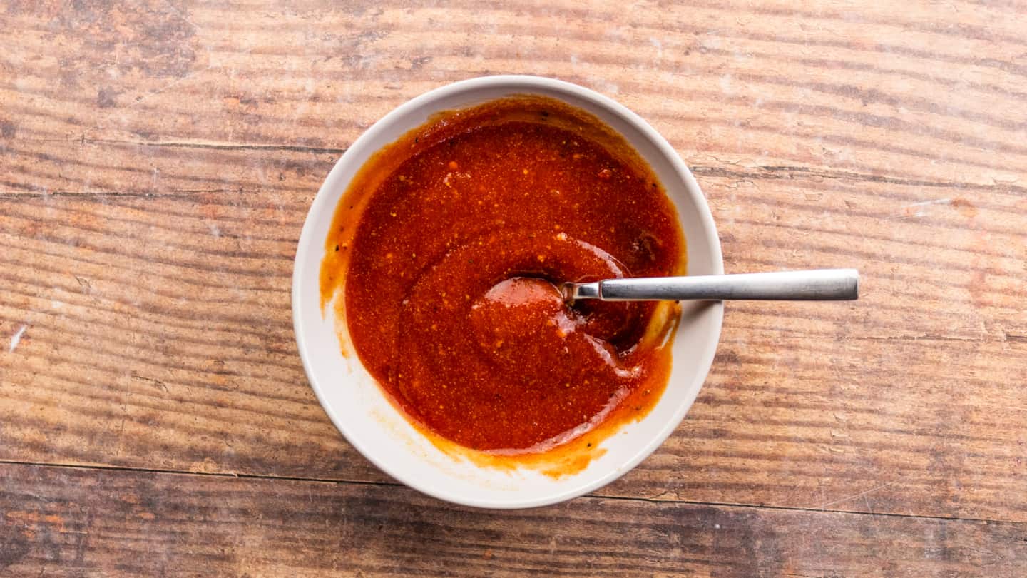 Combined tangy glaze for meatloaf