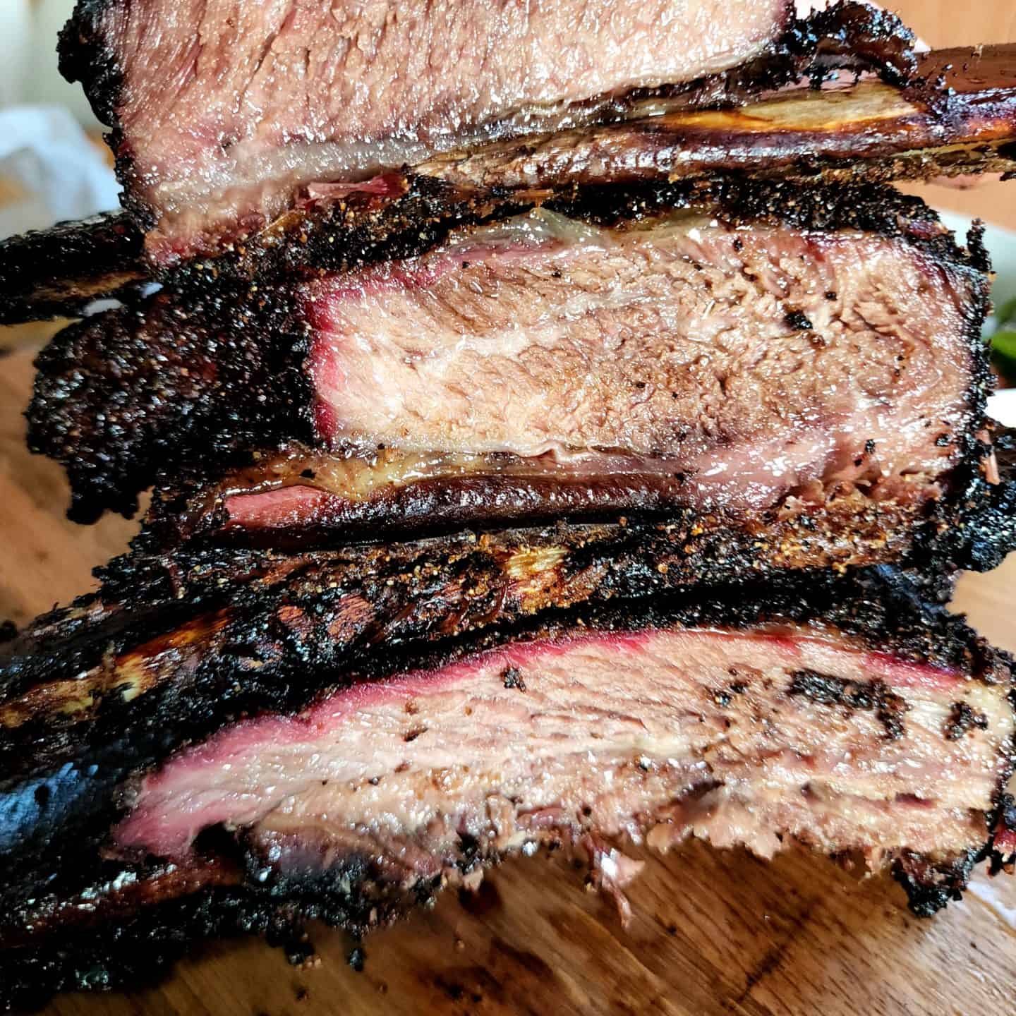 juicy and tender beef short ribs.