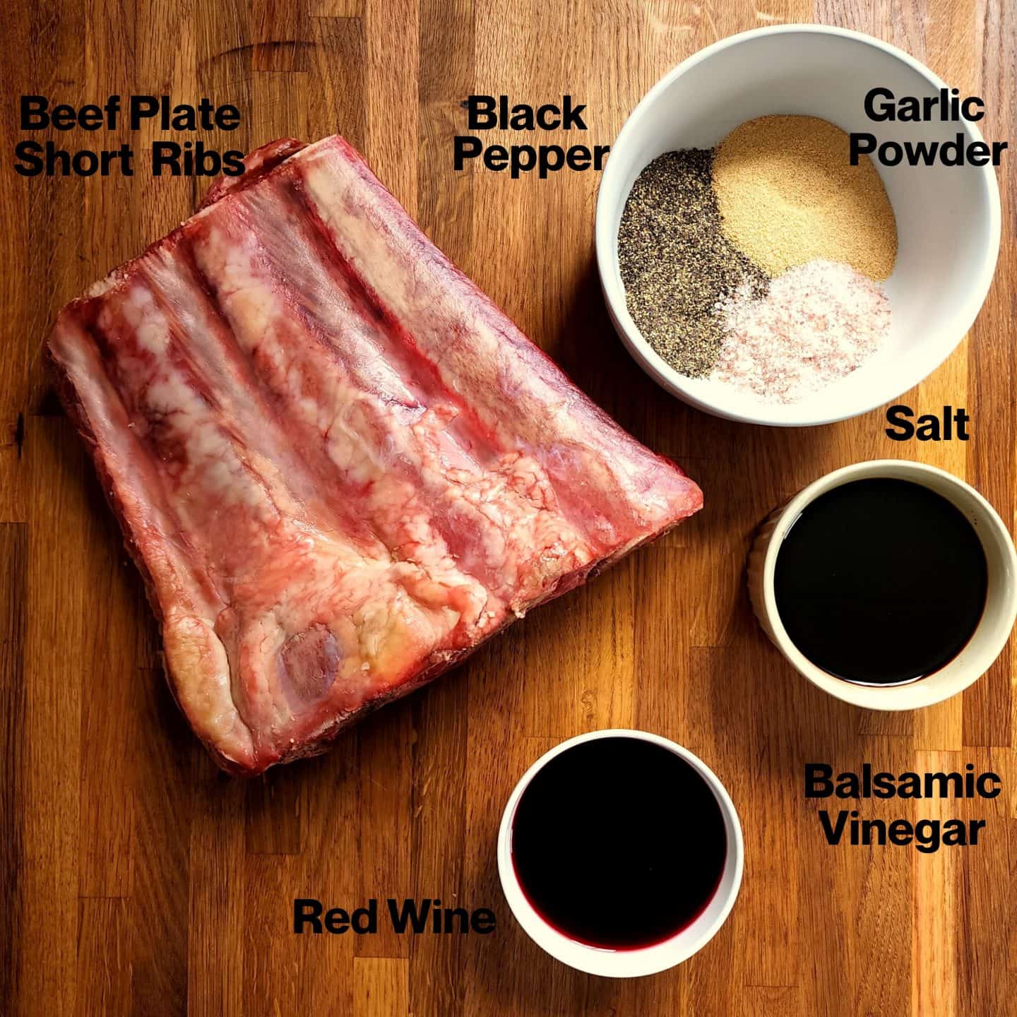Smoked Beef Plate Ribs Ingredients