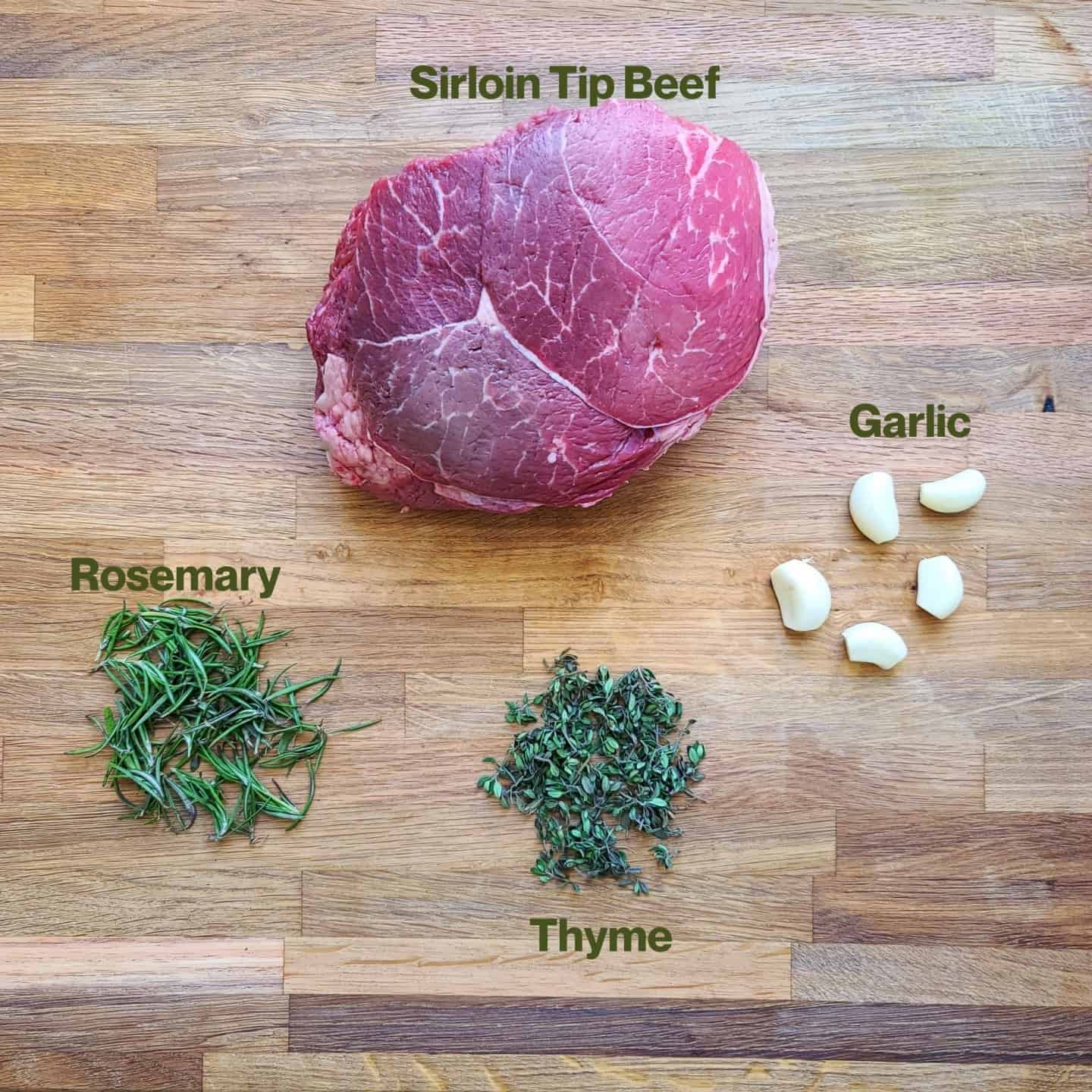 Smoked Sirloin Tip Ingredients