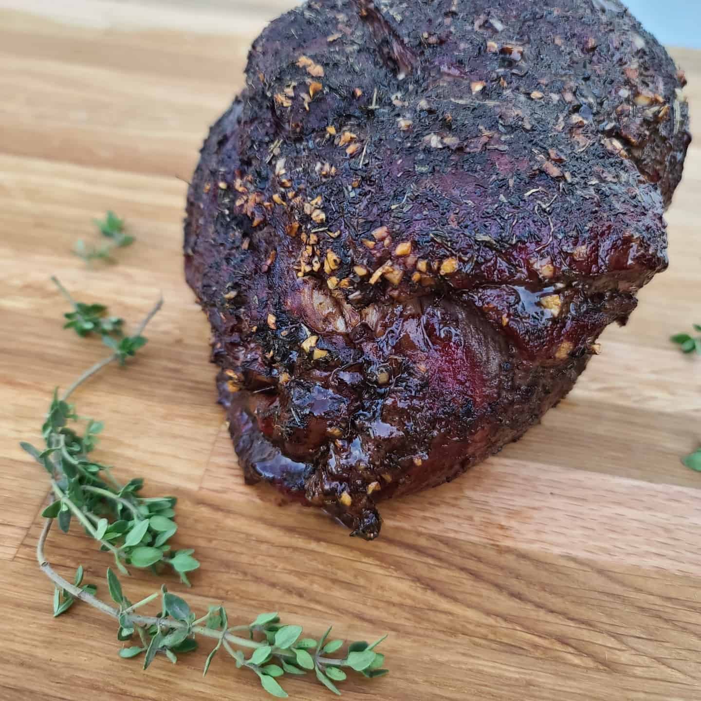 Smoked sirloin tip storing