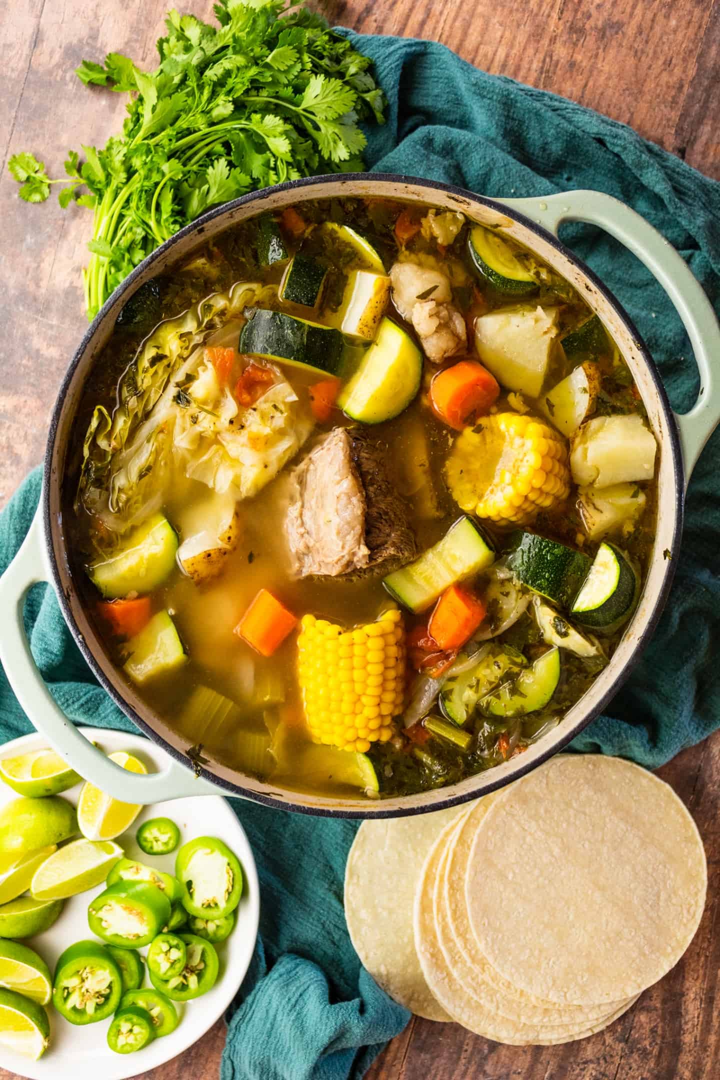 caldo-de-res - what to serve