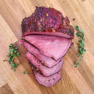 Smoked sirloin tip featured