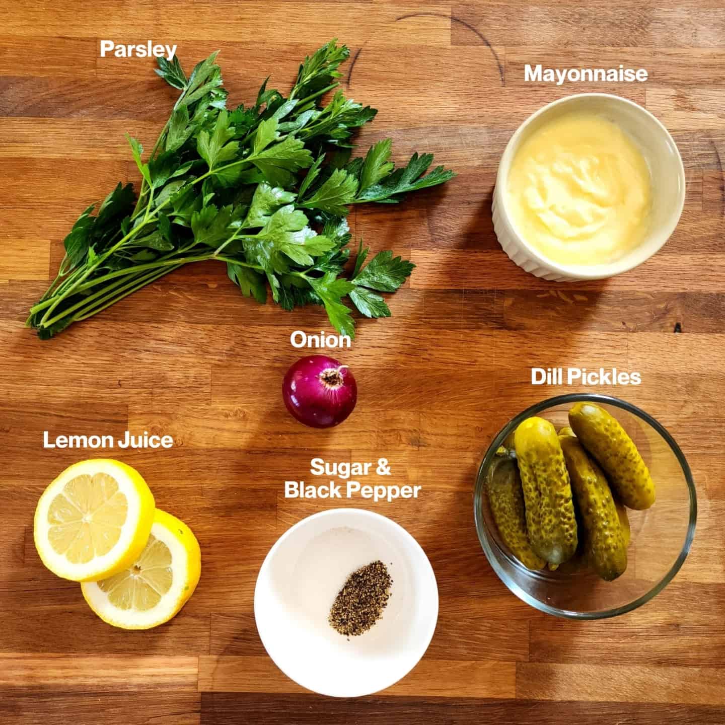 Tartar Sauce Ingredients