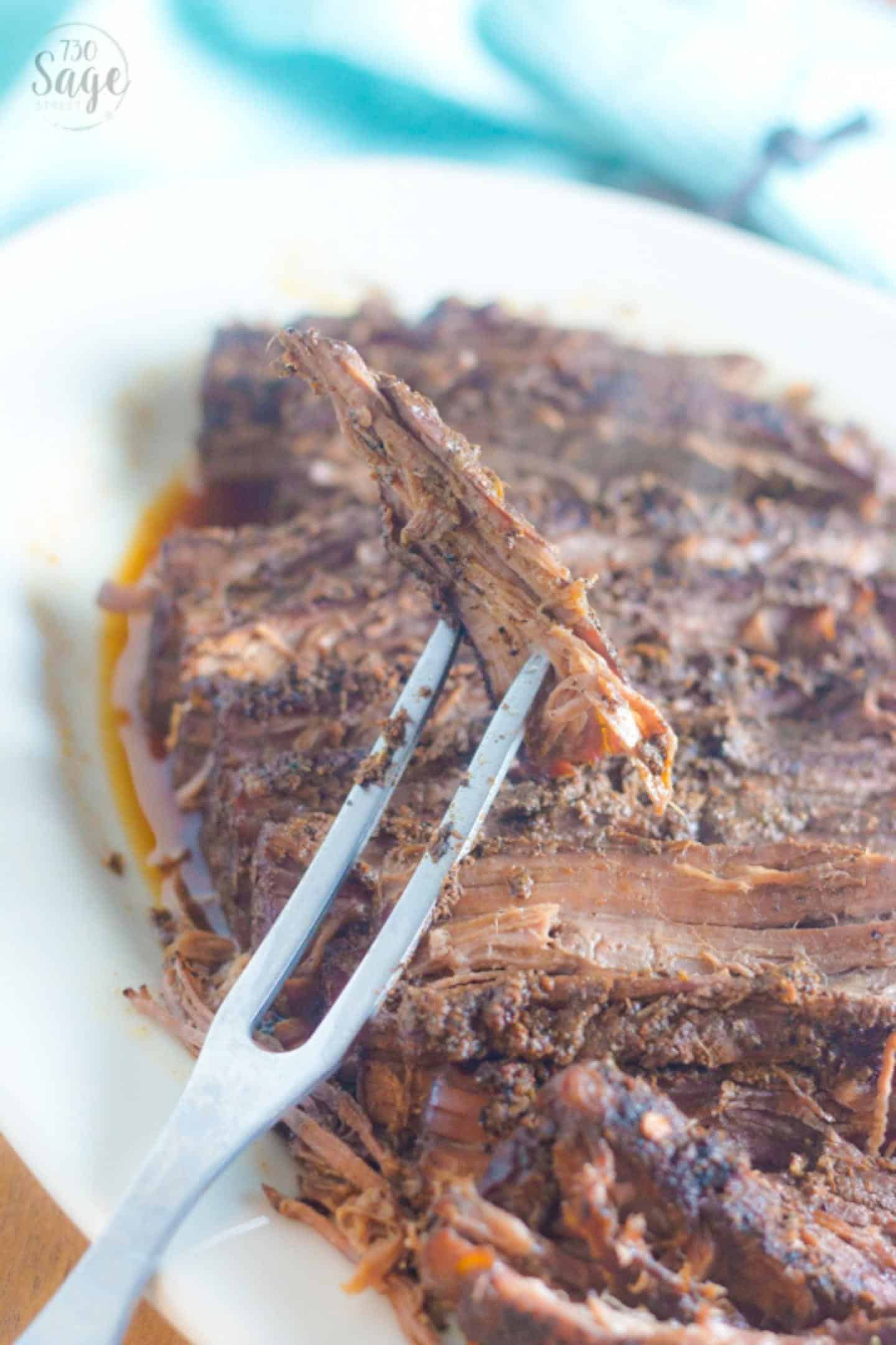 Slow cooker brisket