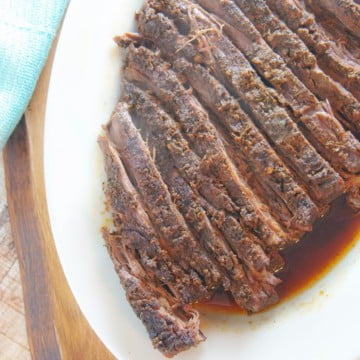 Slow cooker brisket featured